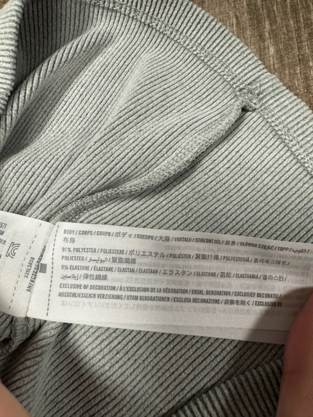 Hollister Ribbed Long Sleeve Shirt Size Large - Picture 7 of 8